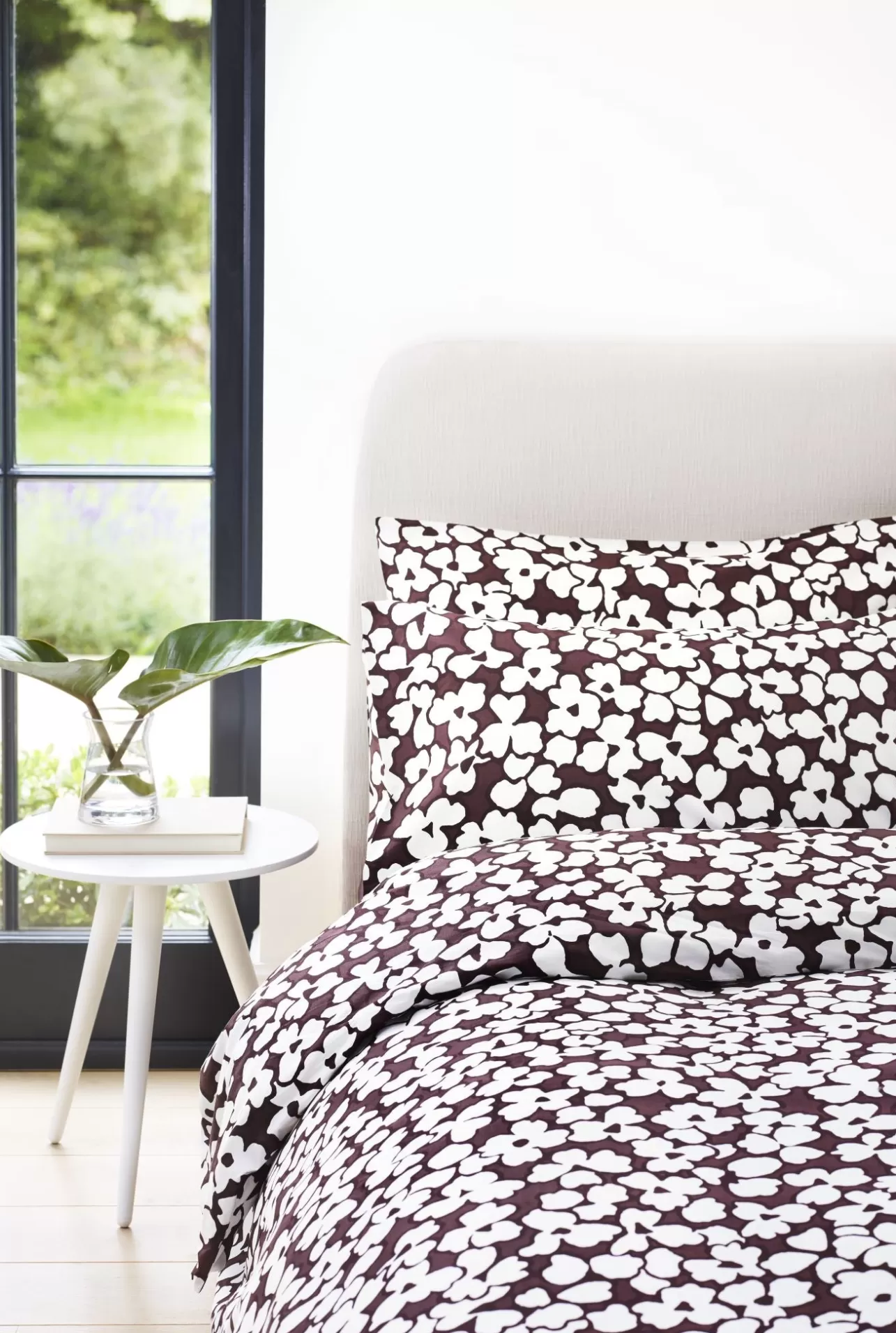 Store 200 Thread Count Cotton Abstract Floral Duvet Cover Set Women Homeware